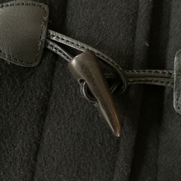 Burberry Black Wool Hooded Duffle Coat size US 2 - Picture 12 of 13